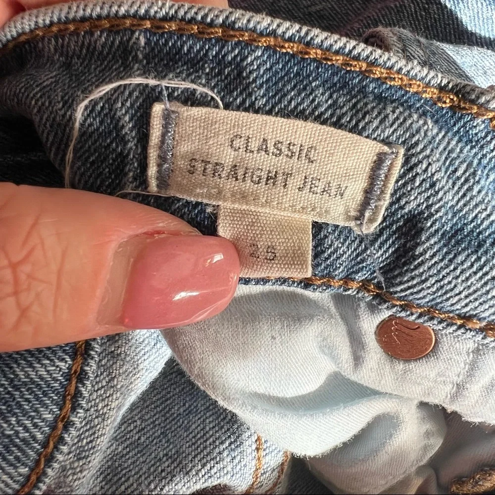 Madewell classic straight